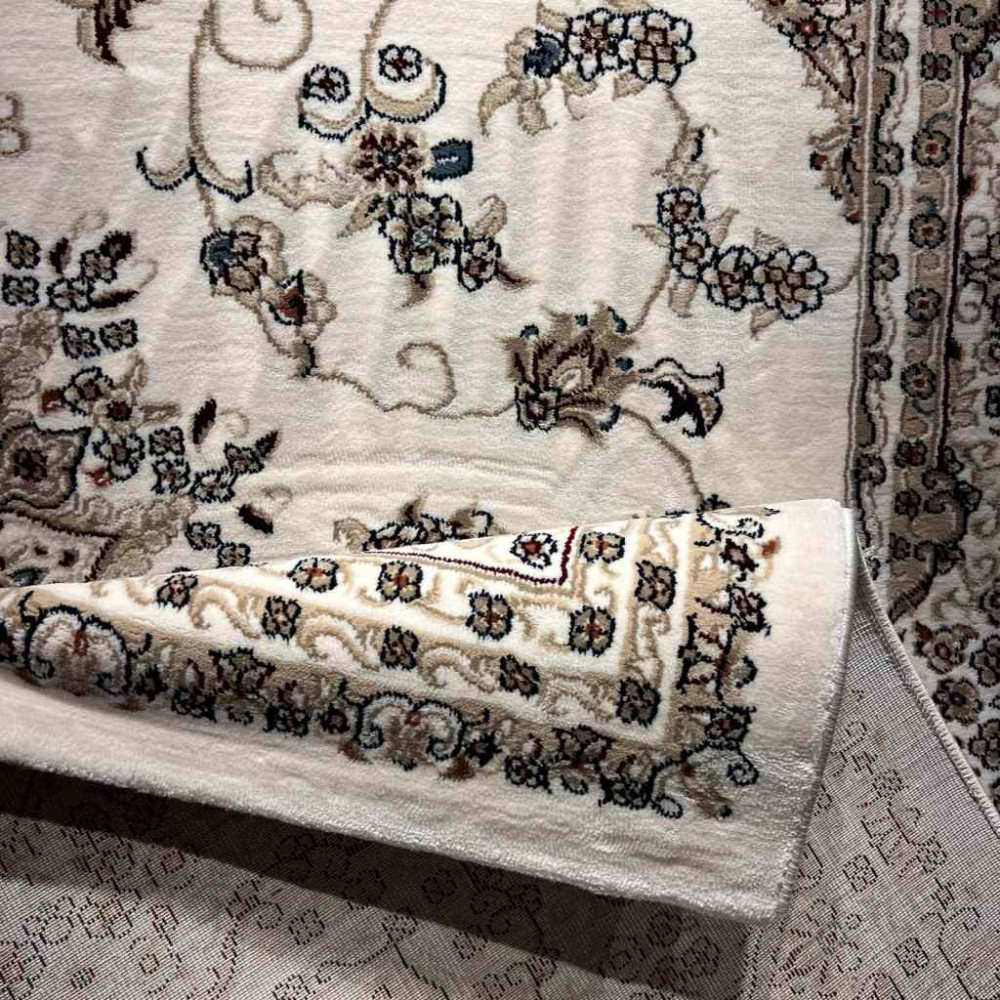 سجاد تركي سوبر شيراز P7242 كريم مقاس 120*170