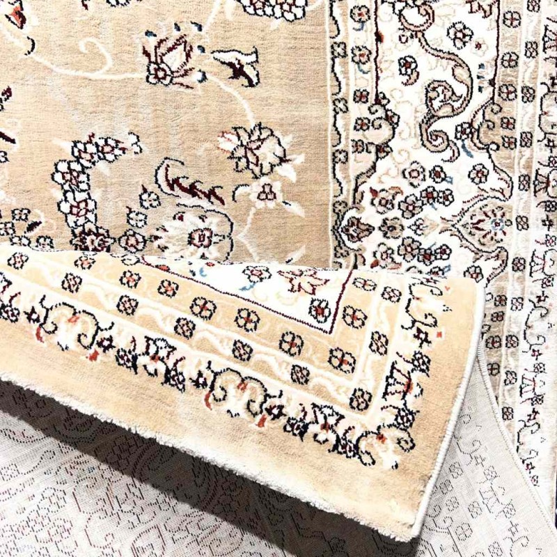 سجاد تركي سوبر شيراز P7242 بيج غامق مقاس  100*300