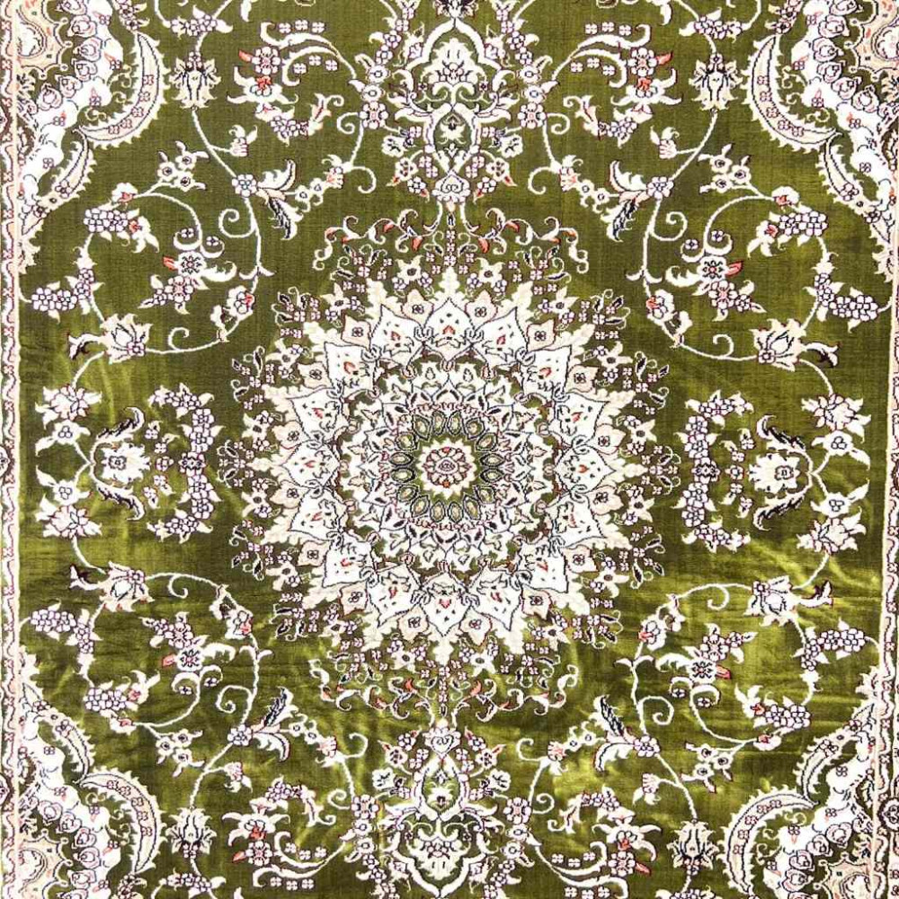 سجاد تركي سوبر شيراز P7242 اخضر مقاس 500*600