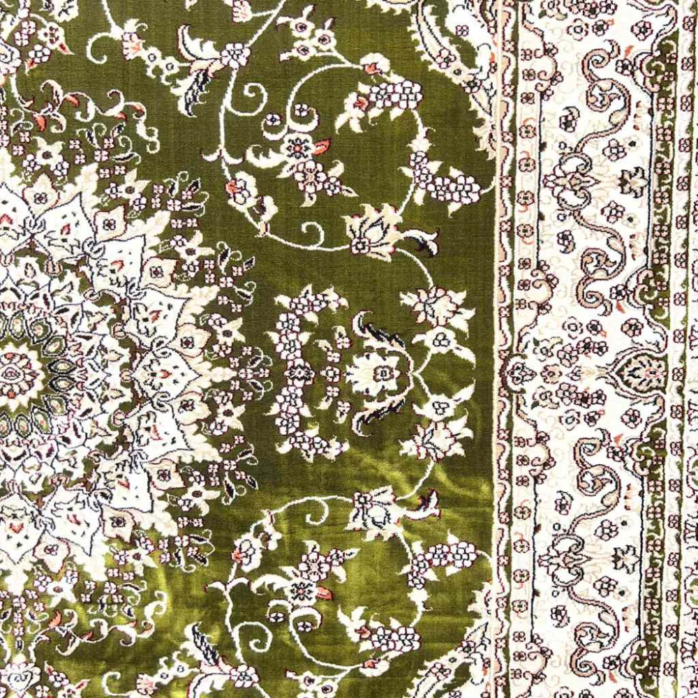 سجاد تركي سوبر شيراز P7242 اخضر مقاس 500*600
