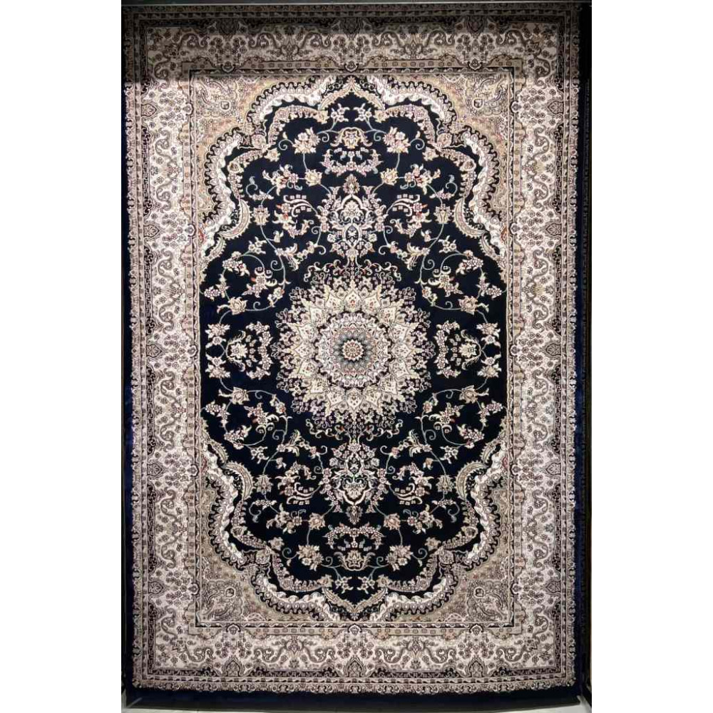 سجاد تركي سوبر شيراز P7242 كحلي مقاس 500*600