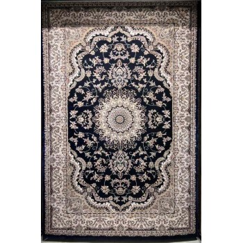 سجاد تركي سوبر شيراز P7242 كحلي مقاس  100*300