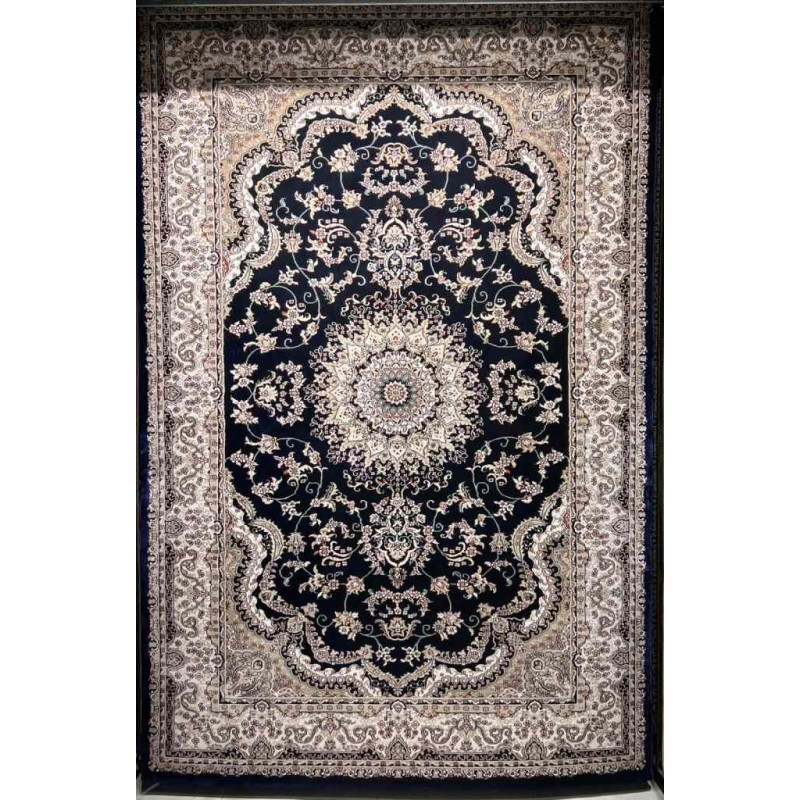 سجاد تركي سوبر شيراز P7242 كحلي مقاس  100*300