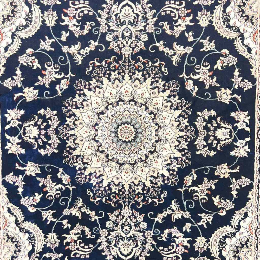 سجاد تركي سوبر شيراز P7242 كحلي مقاس 500*600