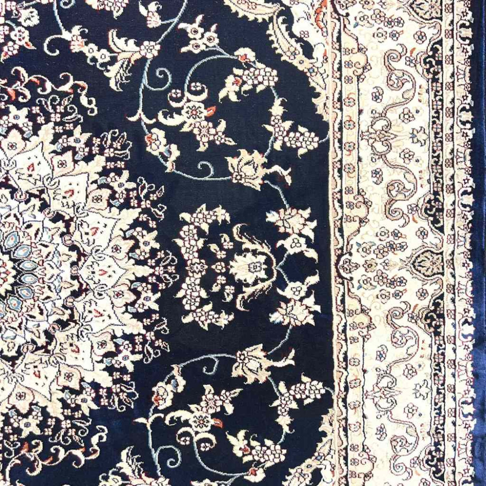 سجاد تركي سوبر شيراز P7242 كحلي مقاس 500*600