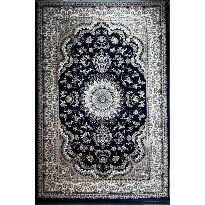 سجاد تركي سوبر شيراز P7242 كحلي مقاس 250*350