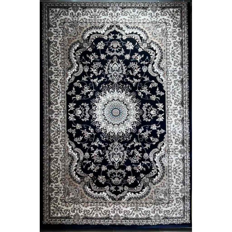 سجاد تركي سوبر شيراز P7242 كحلي مقاس  100*200
