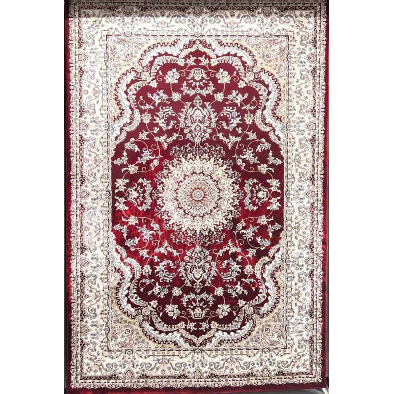سجاد تركي سوبر شيراز P7242 احمر مقاس 120*170