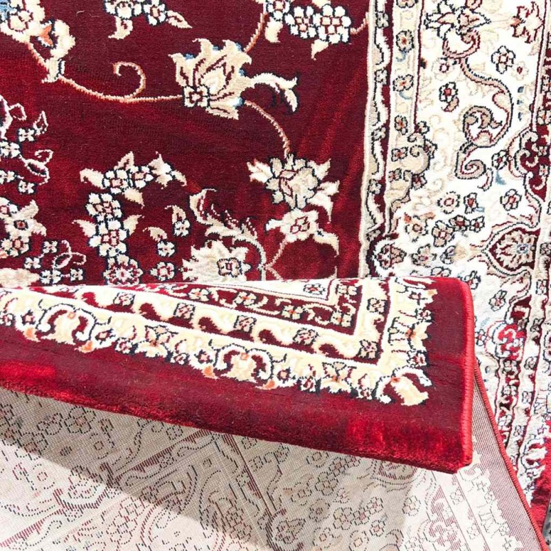سجاد تركي سوبر شيراز P7242 احمر مقاس 120*170
