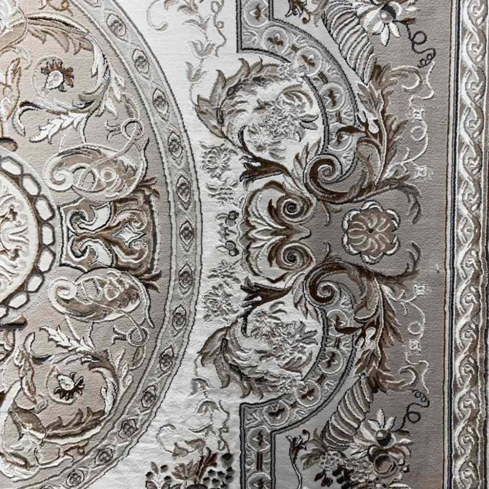 سجاد تركي تاج بلس كلاسيك ملكي قصور سميك ناعم كريم مقاس 250*350