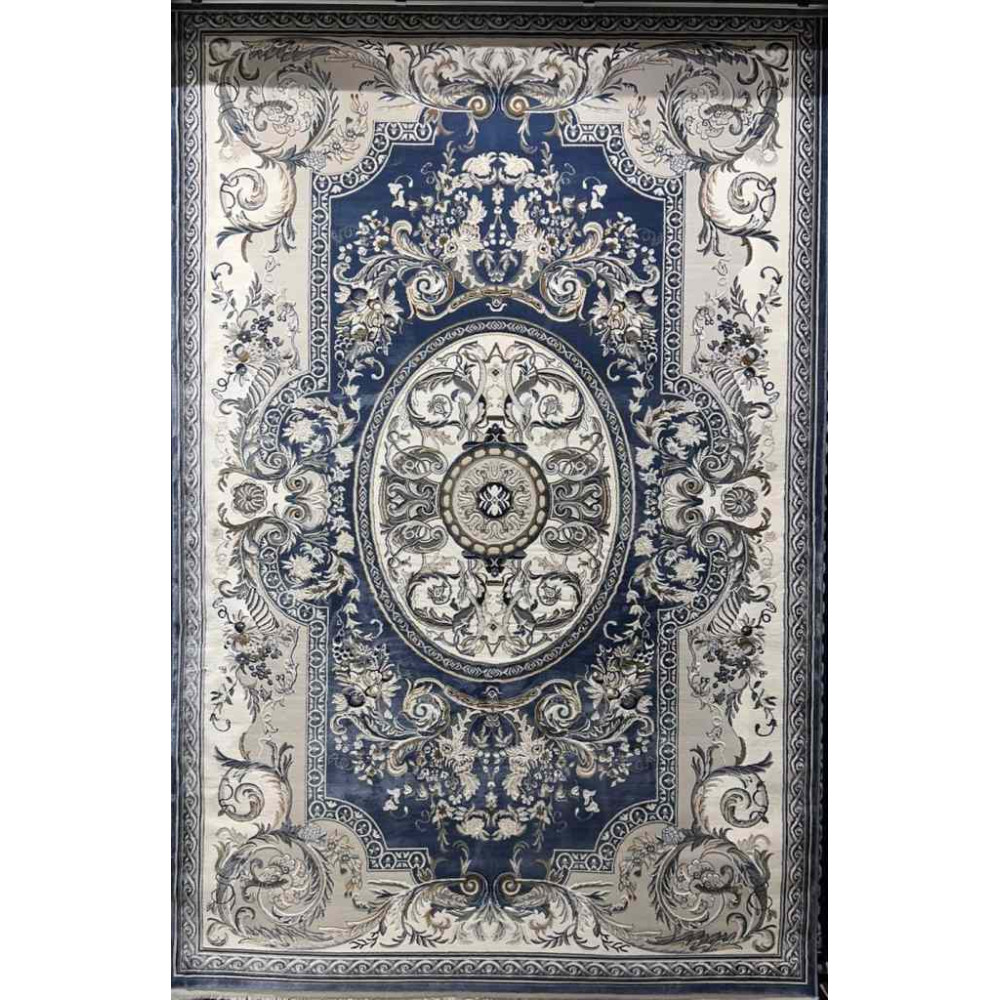 سجاد تركي تاج بلس كلاسيك ملكي قصور سميك ناعم سماوي مقاس 50*80