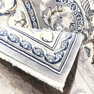 سجاد تركي تاج بلس كلاسيك ملكي قصور سميك ناعم رصاصي مقاس 250*350