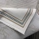 سجاد فورتاكس تركي 41498A كريم اخضر دائري مقاس 300*300 - سجاد مودرن