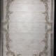 سجاد فورتاكس تركي 41498A كريم اخضر دائري مقاس 300*300 - سجاد مودرن