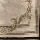سجاد فورتاكس تركي 41498A كريم اخضر دائري مقاس 300*300 - سجاد مودرن