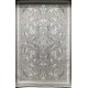 سجاد فورتاكس تركي 41748A كريم رصاصي دائري مقاس 300*300 - سجاد مودرن