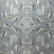 سجاد فورتاكس تركي 41748A كريم رصاصي دائري مقاس 300*300 - سجاد مودرن