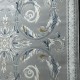 سجاد فورتاكس تركي 41748A كريم رصاصي دائري مقاس 300*300 - سجاد مودرن