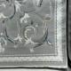 سجاد فورتاكس تركي 41748A كريم رصاصي دائري مقاس 300*300 - سجاد مودرن