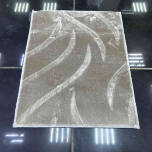 موكيت صيني عانم نقشه مقلم رصاصي فاتح  12 100*100