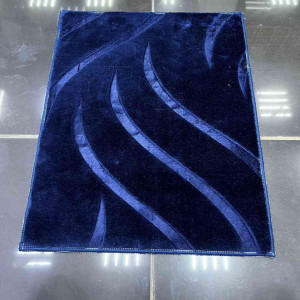 موكيت صيني عانم نقشه مقلم كحلي 16 100*100