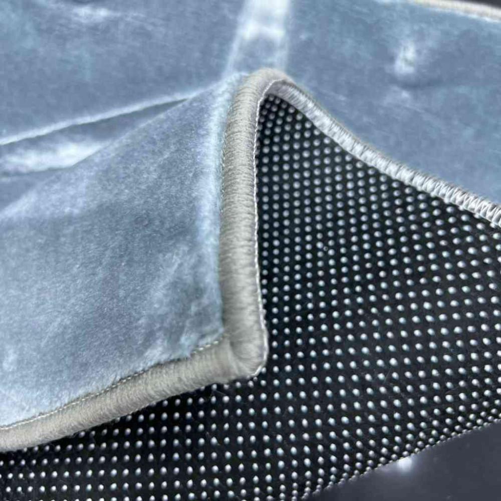 موكيت صيني عانم نقشه مرسديس ازرق فاتح  18 100*100