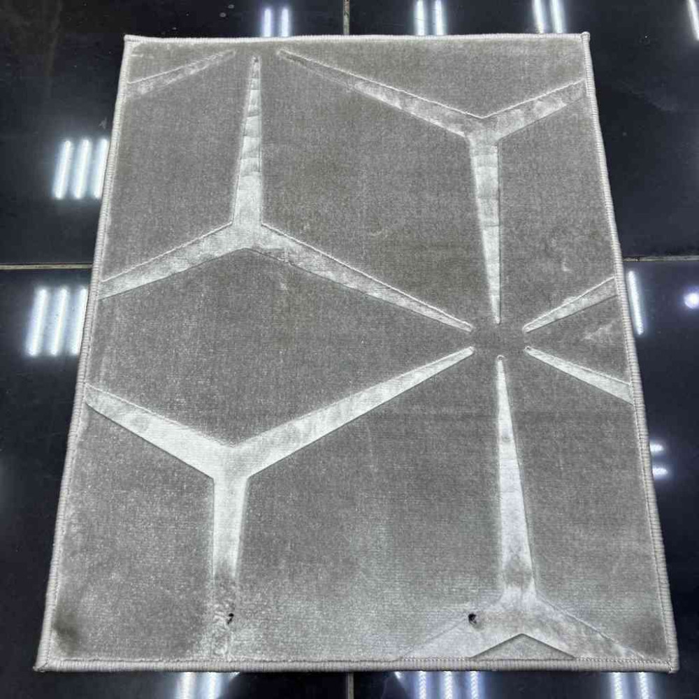 موكيت صيني عانم نقشه مرسديس رصاصي رصاصي 06 100*100