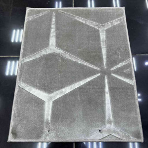 موكيت صيني عانم نقشه مرسديس رصاصي رصاصي 06 100*100