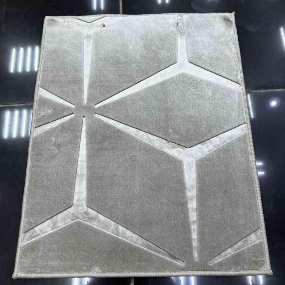 موكيت صيني عانم نقشه مرسديس رصاصي رصاصي 06 100*100