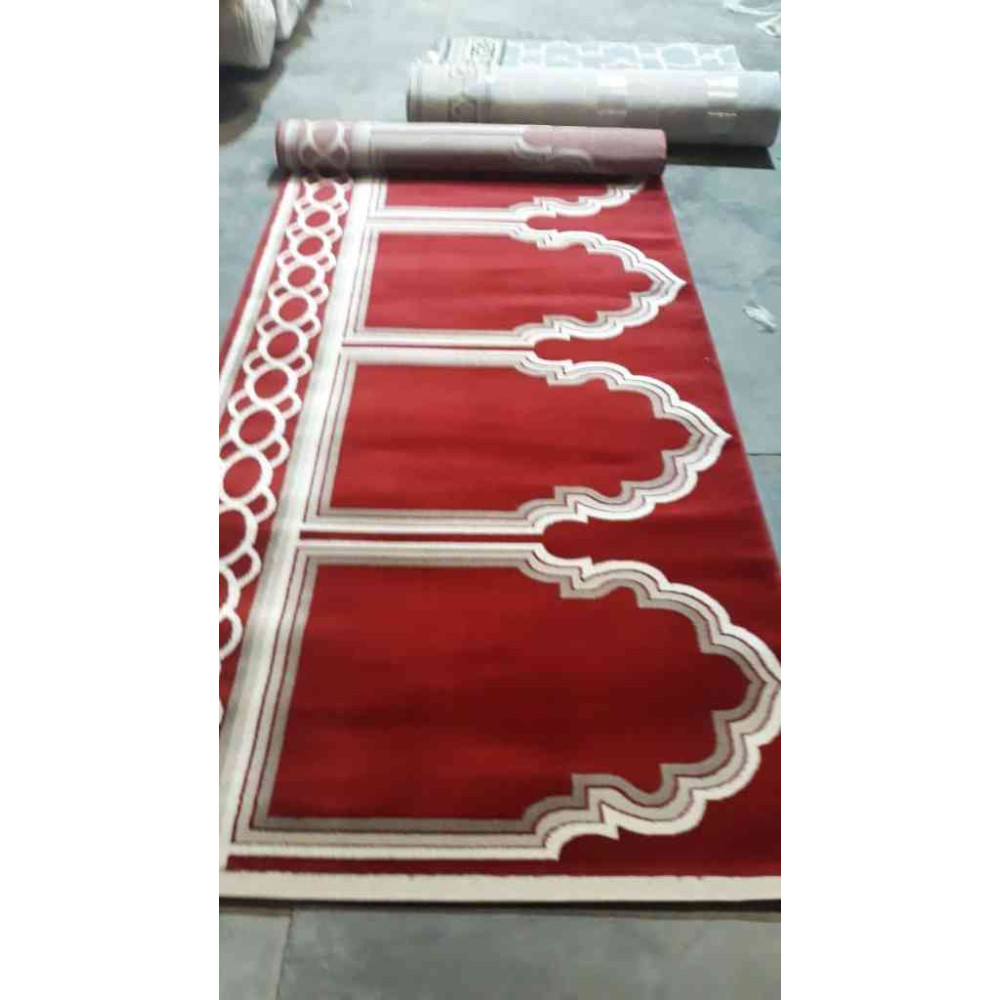 سجاد صلاة احمر 1.30*500 سم سجاد صلاة احمر 1.30*500 سم