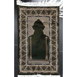 سجادة صلاه تركي فاخرة انطاليا 3370C اخضر مقاس75*120 سم