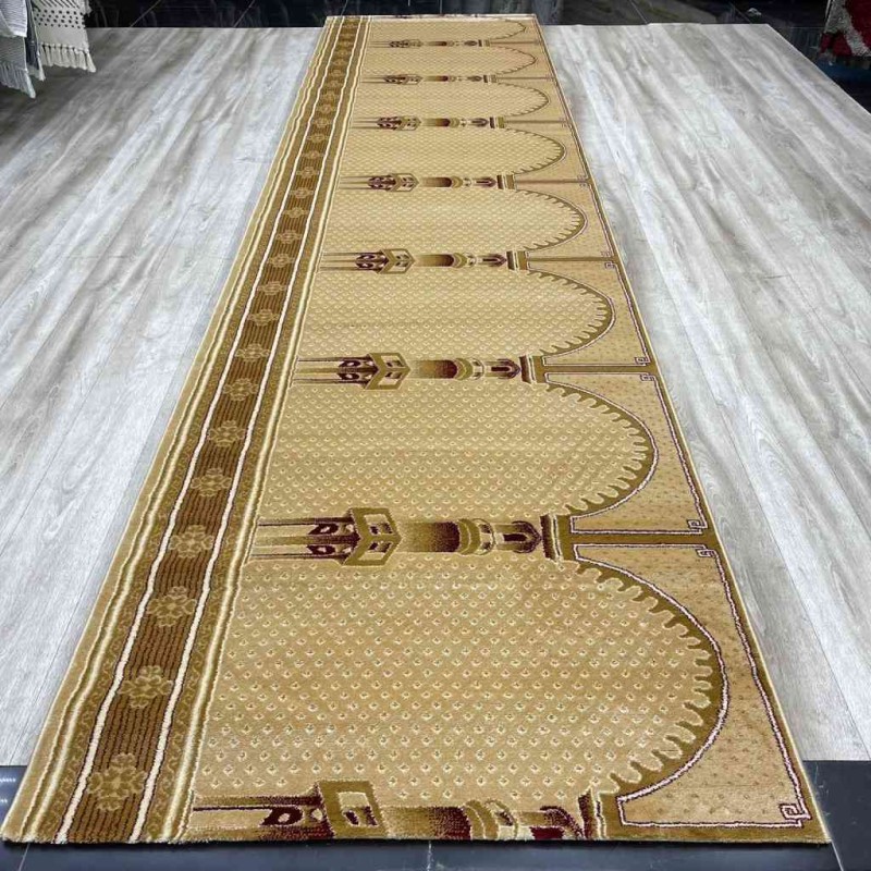 سجاد صلاة محراب تركي SC116 بيج مقاس 125*1000