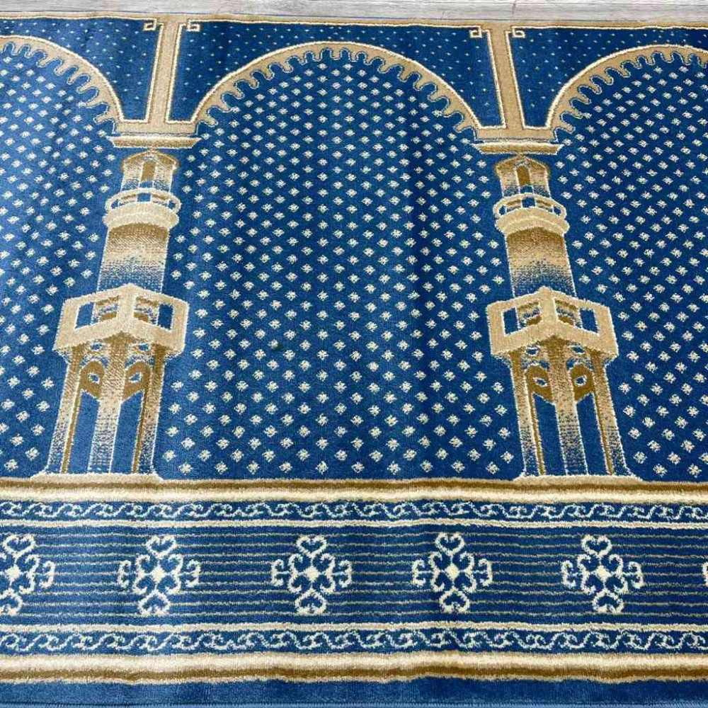 سجاد صلاة محراب تركي SC116 سماوي مقاس 125*500 سجاد صلاة محراب تركي SC116 سماوي مقاس 125*500