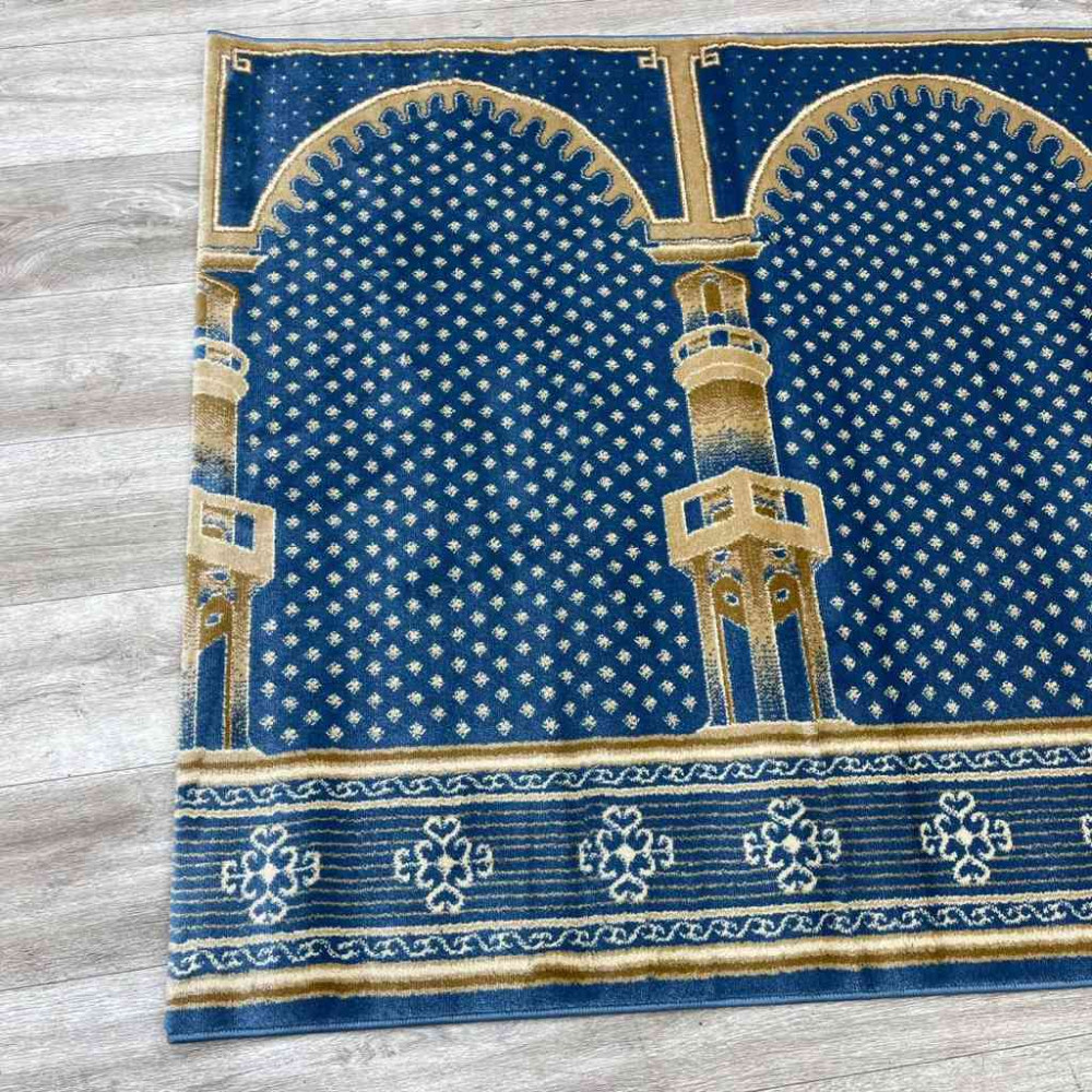 سجاد صلاة محراب تركي SC116 سماوي مقاس 125*500 سجاد صلاة محراب تركي SC116 سماوي مقاس 125*500