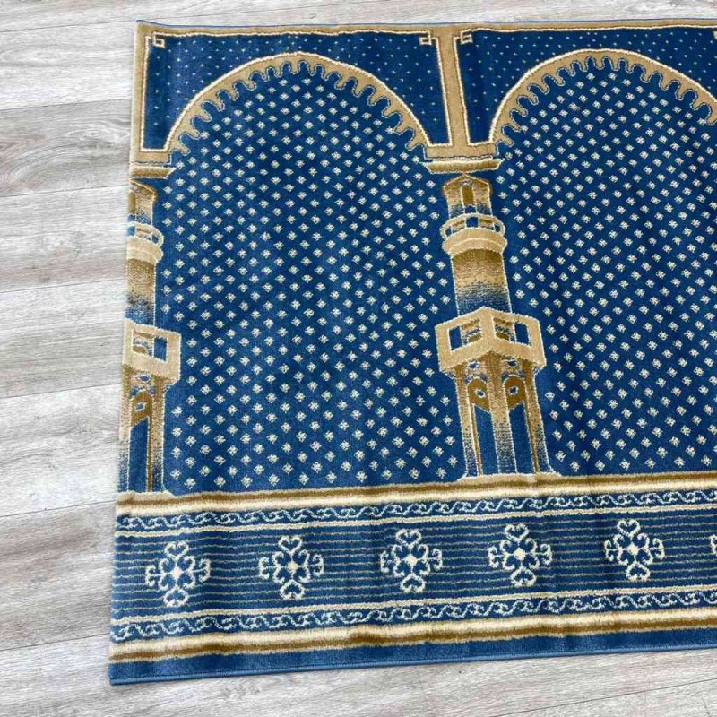 سجاد صلاة محراب تركي SC116 سماوي مقاس 125*500