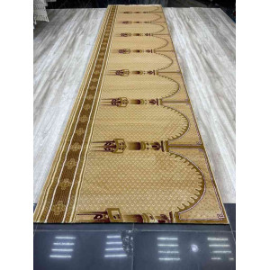 سجاد صلاة محراب تركي SC116 بيج مقاس 125*500