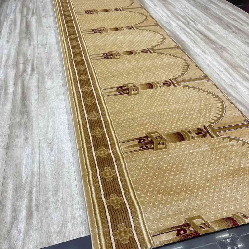 سجاد صلاة محراب تركي SC116 بيج مقاس 125*1000