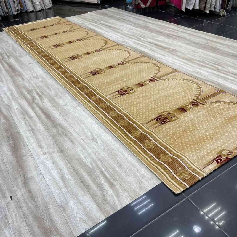 سجاد صلاة محراب تركي SC116 بيج مقاس 125*1000
