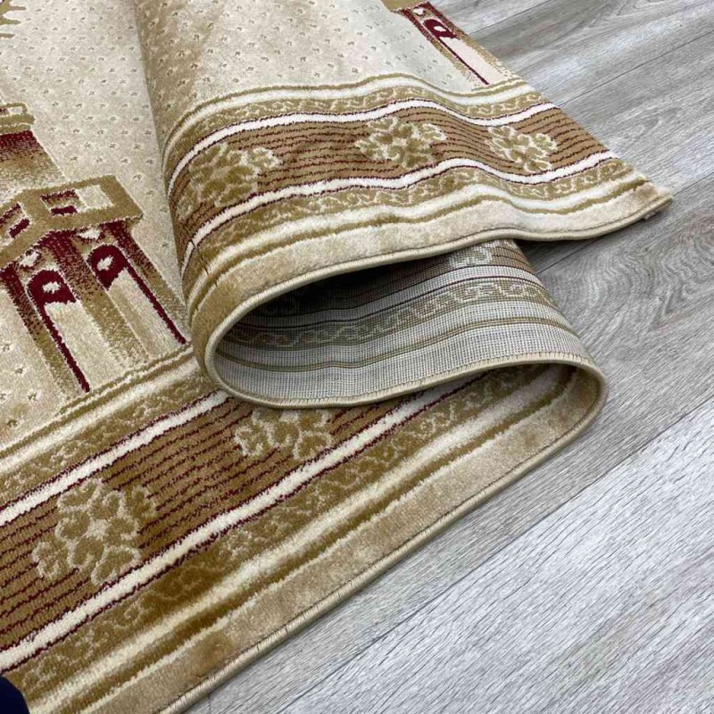 سجاد صلاة محراب تركي SC116 بيج مقاس 125*1000