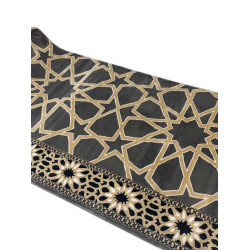 سجاد صلاة الروضة تركي رصاصي مقاس 125*1000 سم سجاد صلاة الروضة تركي رصاصي مقاس 125*1000 سم