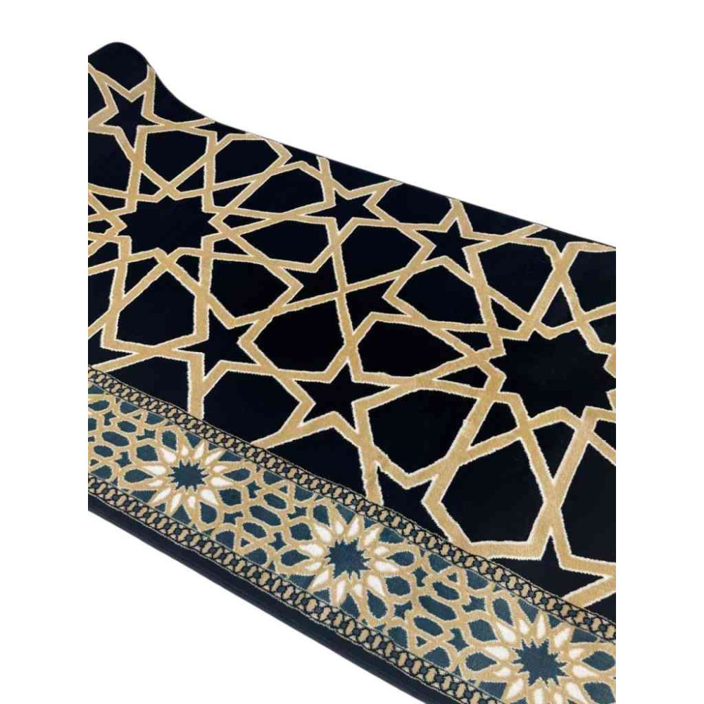 سجاد صلاة الروضة تركي كحلي مقاس 125*500 سم