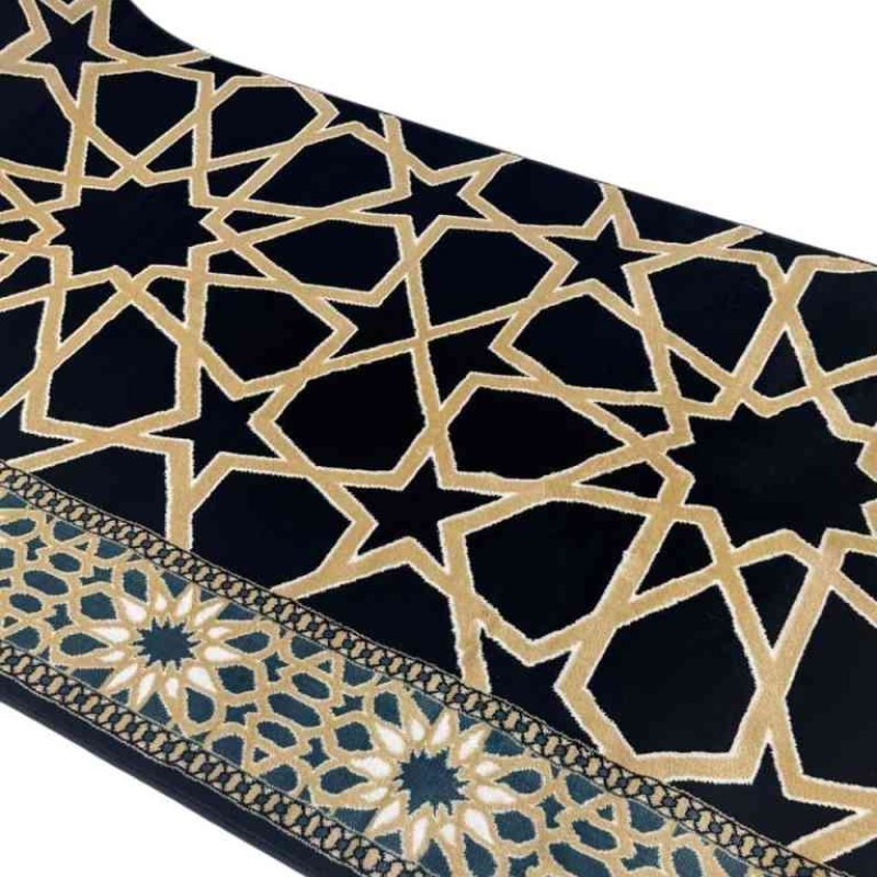 سجاد صلاة الروضة تركي كحلي مقاس 125*500 سم