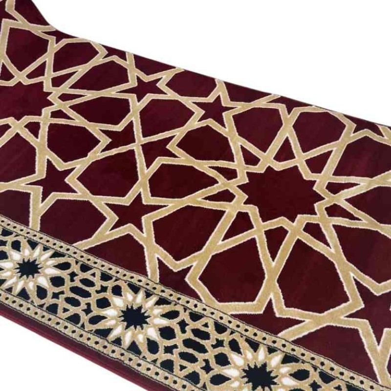 سجاد صلاة الروضة تركي احمر مقاس 125*1000 سم