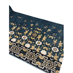 سجاد صلاة المنارة تركي سماوي مقاس 125*500 سم سجاد صلاة المنارة تركي سماوي مقاس 125*500 سم