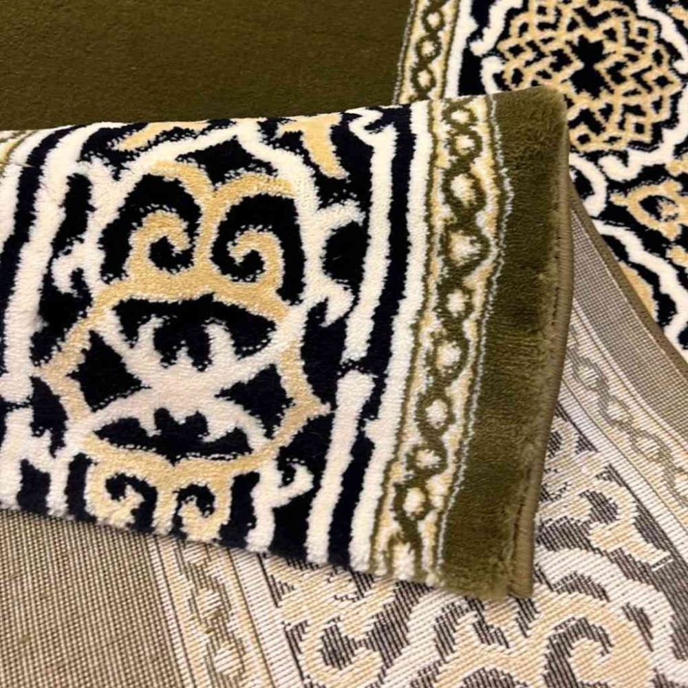 سجاد صلاة مناسك تركي F301A اخضر مقاس 125*1000 سم سجاد صلاة مناسك تركي F301A اخضر مقاس 125*1000 سم