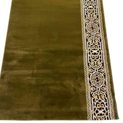 سجاد صلاة مناسك تركي F301A اخضر مقاس 125*500 سم