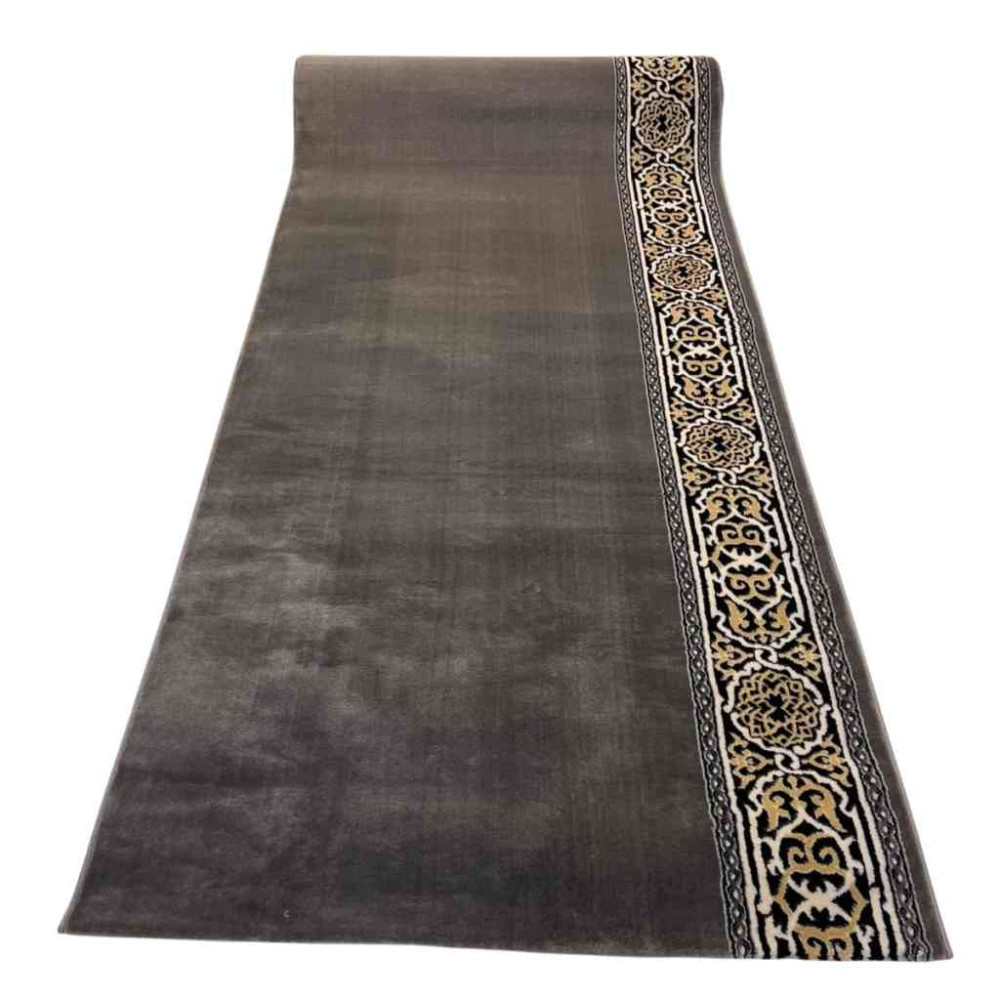 سجاد صلاة مناسك تركي F301A رصاصي مقاس 125*500 سم سجاد صلاة مناسك تركي F301A رصاصي مقاس 125*500 سم