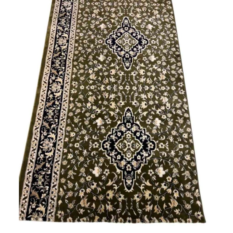 سجاد صلاة محراب تركي 4869C اخضر مقاس 125*500 سم
