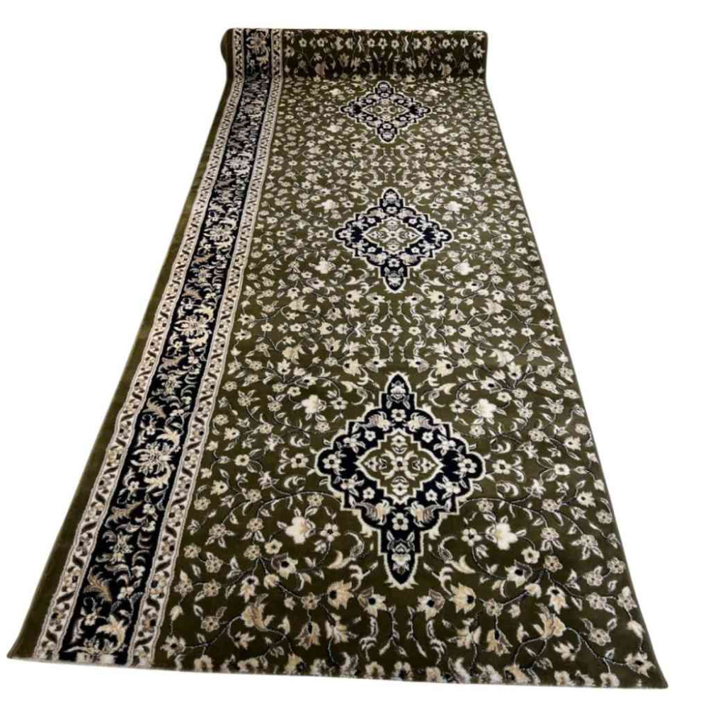 سجاد صلاة محراب تركي 4869C اخضر مقاس 125*500 سم