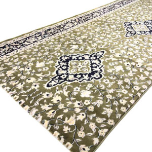 سجاد صلاة محراب تركي 4869C اخضر مقاس 125*500 سم